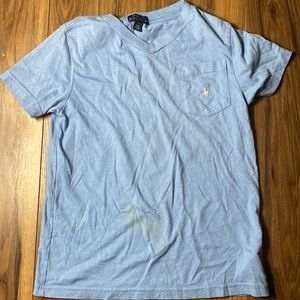 Gently Used Kids Polo T Shirt!! Small stain on front.
